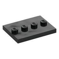 Plate Special 3 x 4 with 1 x 4 Center Studs [Plain]