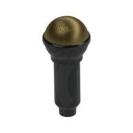 Musical Instrument Microphone with Metallic Gold Top Half Screen Print