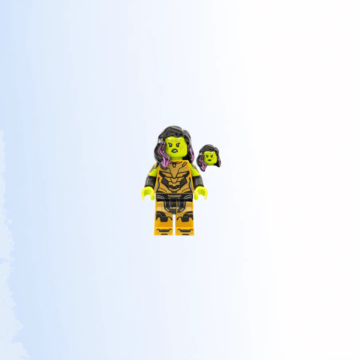 LEGO Gamora with Blade of Thanos Marvel Studios Series 1 (Minifigure Only witho (colmar12) Collectible Minifigures Minifigure