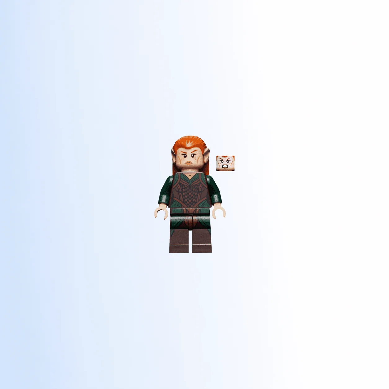 LEGO Tauriel Dark Green and Dark Brown Outfit (lor034) Lord of the Rings Minifigure