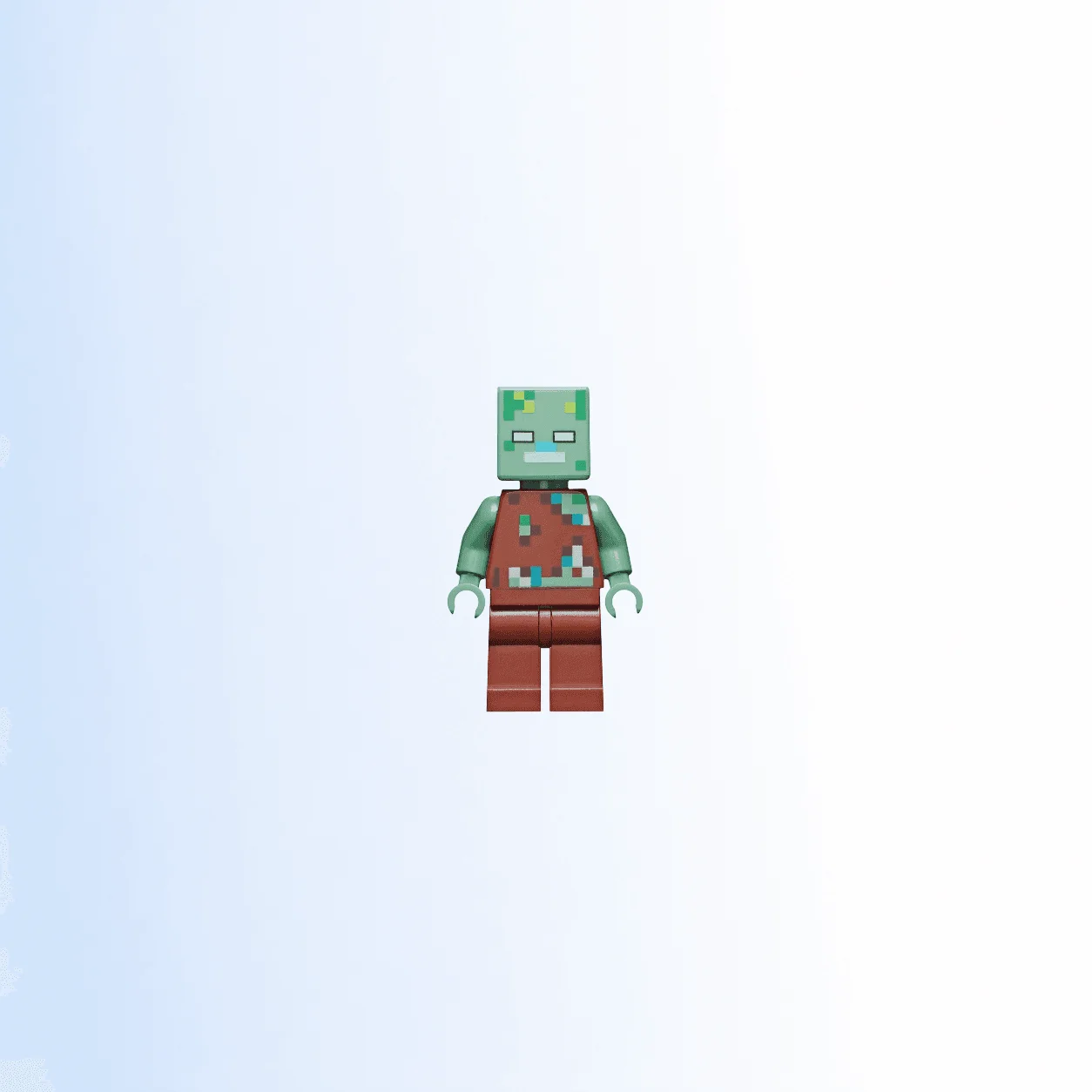 LEGO Drowned Zombie (min088) Minecraft Minifigure