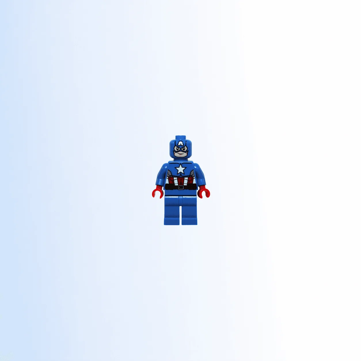LEGO Captain America (sh0106) Super Heroes Minifigure