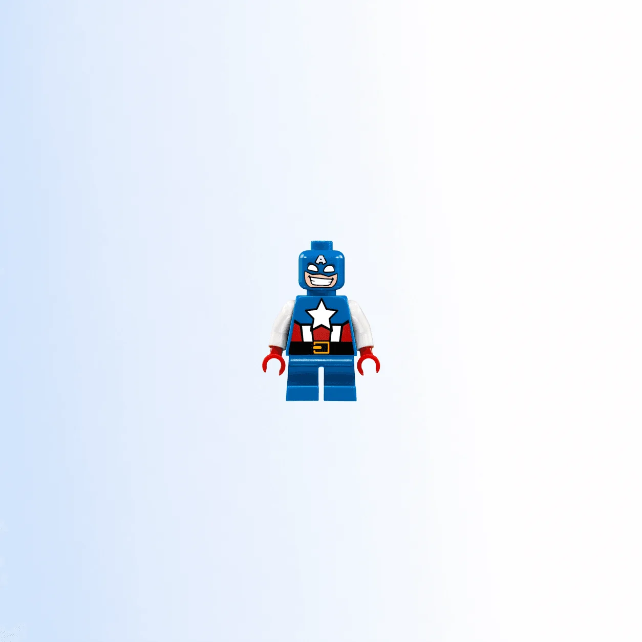 LEGO Captain America (sh0250) Super Heroes Minifigure