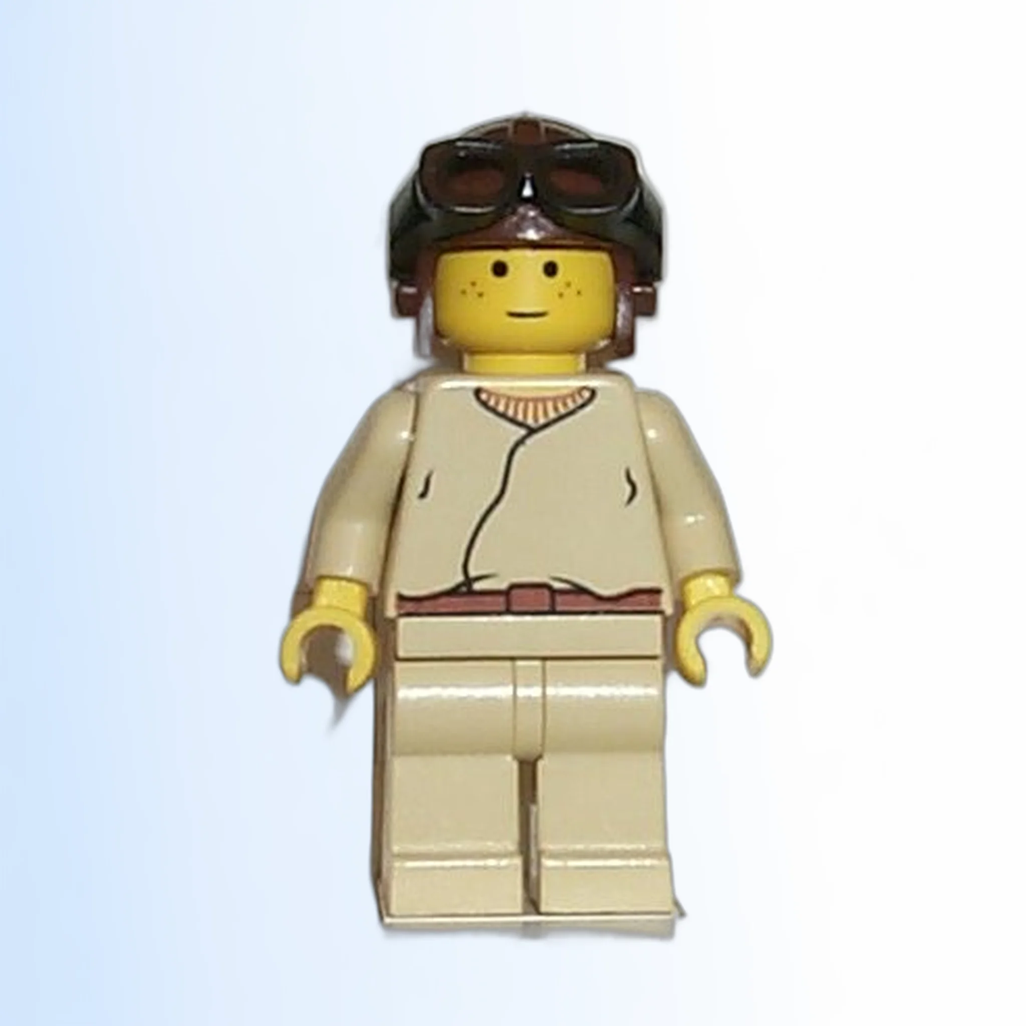 LEGO Anakin Skywalker (Brown Aviator Cap) (sw0007) Star Wars Minifigure