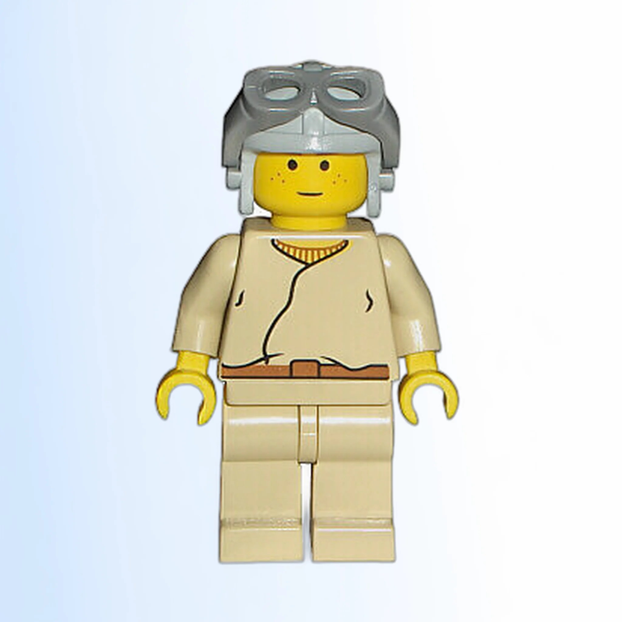 LEGO Anakin Skywalker (Light Gray Aviator Cap) (sw0008) Star Wars Minifigure