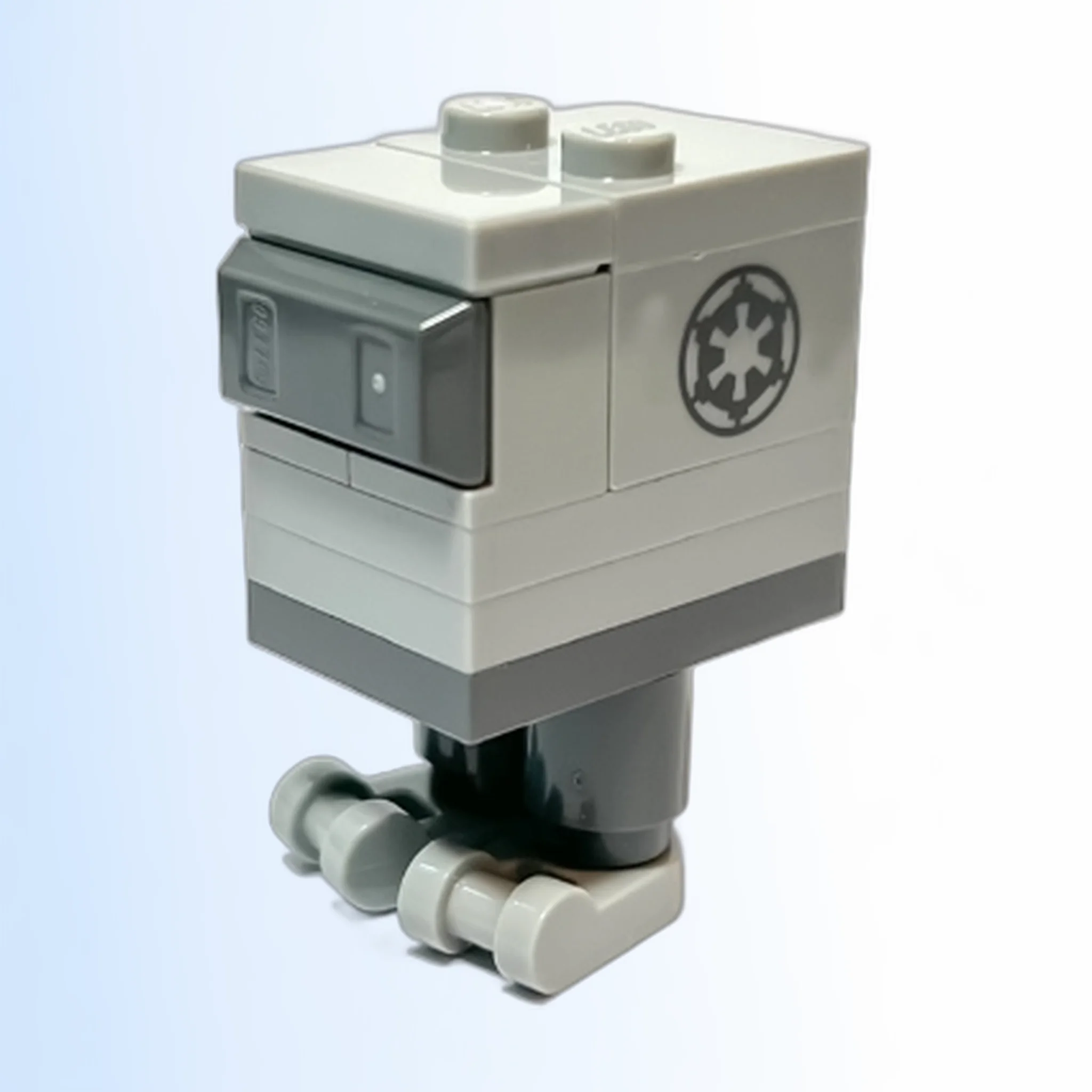 LEGO Gonk Droid (GNK Power Droid) Light Bluish Gray Body and Feet Imperial Logo (sw1252) Star Wars Minifigure
