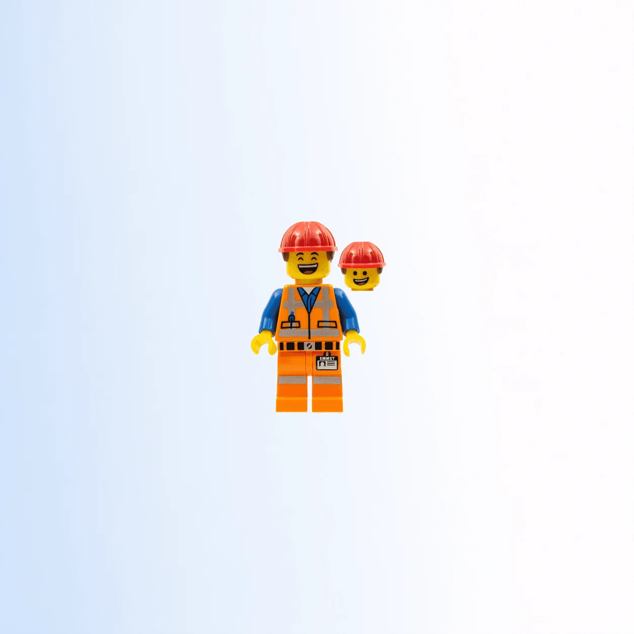 LEGO Hard Hat Emmet The LEGO Movie (Minifigure Only without Stand and Accessories (tlm003) Collectible Minifigures Minifigure